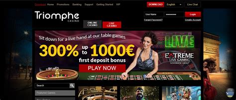 casino triomphe bonus code